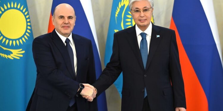 МЕМЛЕКЕТ БАСШЫСЫ РЕСЕЙ ҮКІМЕТІНІҢ ТӨРАҒАСЫ МИХАИЛ МИШУСТИНДІ ҚАБЫЛДАДЫ