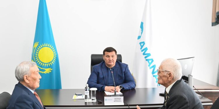 ҚЫЗЫЛОРДАНЫҢ ӘКІМІ ТҰРҒЫНДАРДЫ ҚАБЫЛДАДЫ