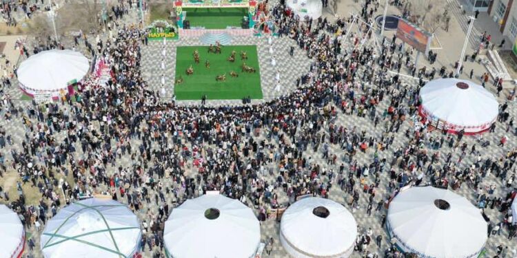 ШИЕЛІ АУДАНЫНДА НАУРЫЗ МЕЙРАМЫ КЕҢ КӨЛЕМДЕ, ЕРЕКШЕ СӘН-САЛТАНАТПЕН АТАЛЫП ӨТТІ