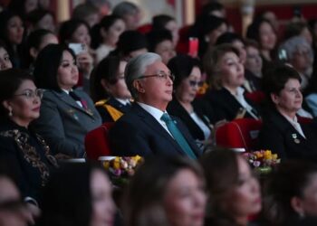 МЕМЛЕКЕТ БАСШЫСЫ ҚАСЫМ-ЖОМАРТ ТОҚАЕВ МЕРЕКЕЛІК КОНЦЕРТКЕ ҚАТЫСТЫ