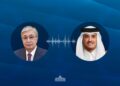 ПРЕЗИДЕНТ КАТАР МЕМЛЕКЕТІНІҢ ӘМІРІМЕН ТЕЛЕФОН АРҚЫЛЫ СӨЙЛЕСТІ