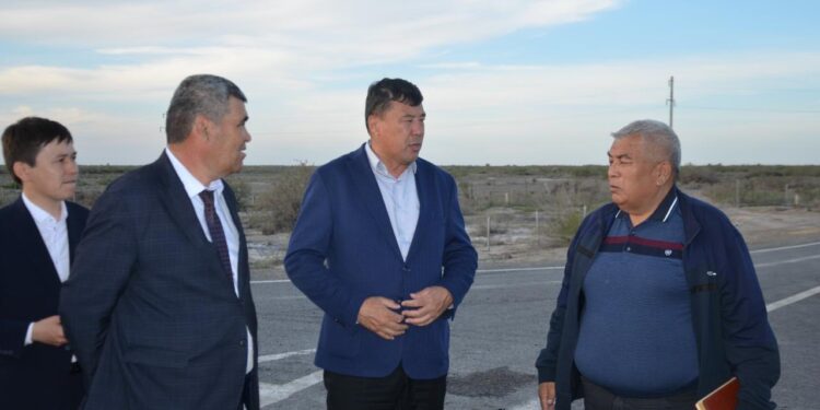 ХАЛЫҚАРАЛЫҚ АВТОДӘЛІЗ БОЙЫНДАҒЫ ТАЗАЛЫҚ ПЕН АБАТТАНДЫРУ ЖҰМЫСТАРЫ БАҚЫЛАУДА