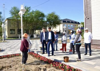 ШИЕЛІ ТҰРҒЫНДАРЫ ТАЗАЛЫҚ АКЦИЯСЫНА ЖАППАЙ ЖҰМЫЛДЫ
