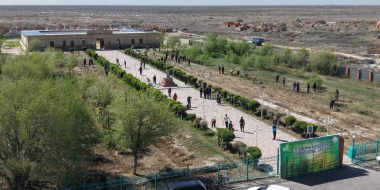 ТАҒЗЫМ ОРЫНДАРЫ ТАЗАРТЫЛДЫ: СЫРДАРИЯДА ЖАЛПЫХАЛЫҚТЫҚ АКЦИЯ ӨТТІ