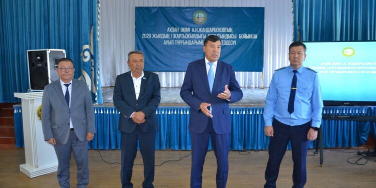 ШИЕЛІ АУДАНЫ ӘКІМІ МАЙЛЫТОҒАЙ ЖӘНЕ СҰЛУТӨБЕ АУЫЛДЫҚ ОКРУГТЕРІНДЕ ЕСЕПТІК КЕЗДЕСУ ӨТКІЗДІ
